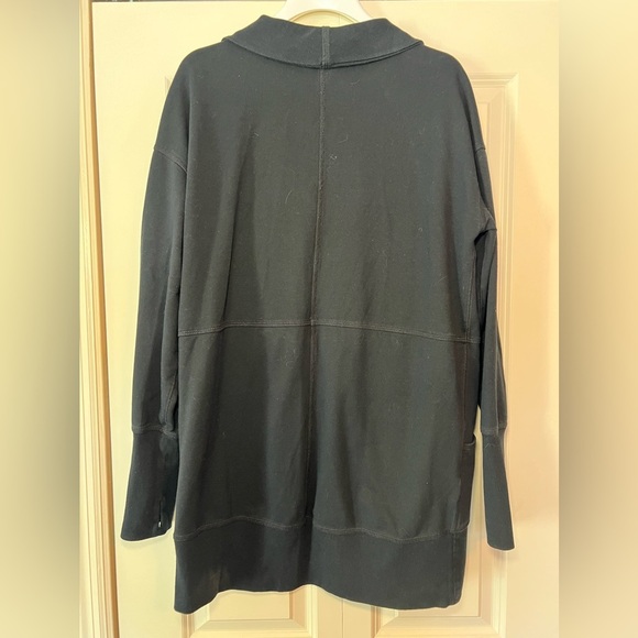 Eddie Bauer women’s black open front long cardigan. Size large tall. - Picture 5 of 6